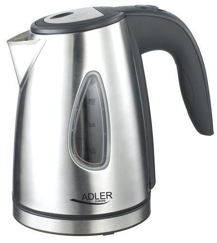 Adler Kettle AD 1203 Standard, Stainless steel, Stainless steel, 1630 W, 1 L, 360° rotational base