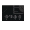 Gorenje Hob GCE691BSC Induction and gas, Number of burners/cooking zones 4, Mechanical, Black