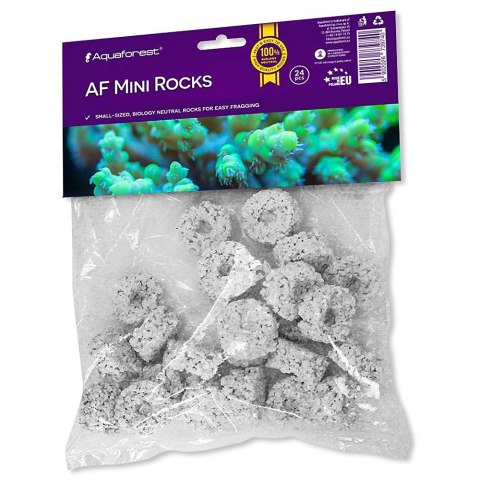 AQUAFOREST MINI FRAG ROCKS - PODSTAWKI POD KORALE 24SZT.