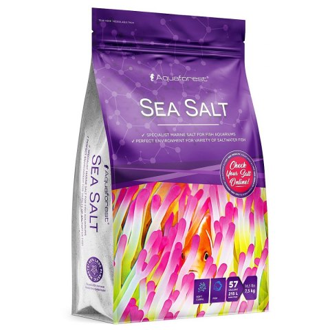 AQUAFOREST SEA SALT 7,5KG BAG