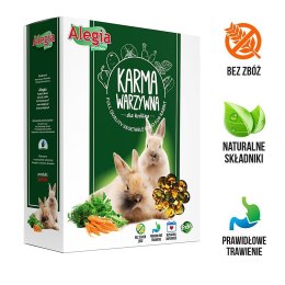 ALEGIA - KARMA WARZYWNA DLA KRÓLIKA 650G