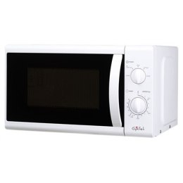 Gallet Microwave oven GALFMOM201W Mechanical, 800 W, White, Free standing, Defrost function