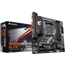 Gigabyte B550M AORUS ELITE 1.0 Processor family AMD, Processor socket AM4, DDR4 DIMM, Memory slots 4, Number of SATA connectors