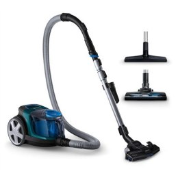 Philips Vacuum cleaner PowerPro Compact FC9334/09 900 W, Bagless, 1.5 L, 76 dB, Black/Blue