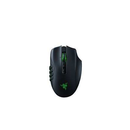 Razer Gaming Mouse Naga Pro RGB LED light, Wireless connection, Optical mouse, Black, 2.4 GHz USB receiver, Bluetooth