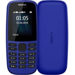 Nokia 105 TA-1203 Blue, 1.77 ", TFT, 120 x 160 pixels, 4 MB, 4 MB, Single SIM, USB version microUSB, 800 mAh, Menu: English