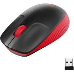 Logitech Full size Mouse M190 	Wireless, Red, USB