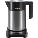 Bosch Kettle TWK7203 With electronic control, Stainless steel, Stainless steel/ black, 2200 W, 360° rotational base, 1.7 L