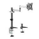 Logilink Monitor mount BP0076 Desk Mount, 13-27 ", Tilt, swivel, level adjustment, Maximum weight (capacity) 8 kg