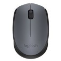 Logitech M170 Wireless Mouse, Black, Grey