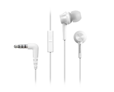 Panasonic Canal type RP-TCM115E-W In-ear, 3.5mm (1/8 inch), Microphone, White,