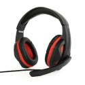 Gembird Gaming headset, 3.5 mm plug, GHS-03, Black, Built-in microphone, Wired