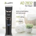 Adler Hair Clipper AD 2832 Cordless or corded, Number of length steps 4, Black