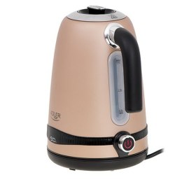 Adler Kettle AD 1295	 Electric, 2200 W, 1.7 L, Stainless steel, 360° rotational base, Golden