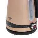 Adler Kettle AD 1295	 Electric, 2200 W, 1.7 L, Stainless steel, 360° rotational base, Golden