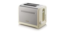 Gorenje Toaster T1100CLI Beige/ stainless steel, Plastic, metal, 1100 W, Number of slots 2, Number of power levels 6,