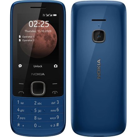 Nokia 225 4G TA-1316 Blue, 2.4 ", TFT, 240 x 320 pixels, 64 MB, 128 MB, Dual SIM, Nano-SIM, 3G, Bluetooth, 5.0, USB version Micr