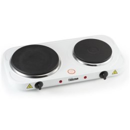 Tristar Free standing table hob KP-6245 Number of burners/cooking zones 2, Rotary, White, Hot plate, Electric