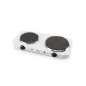 Tristar Free standing table hob KP-6245 Number of burners/cooking zones 2, Rotary, White, Hot plate, Electric