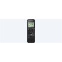 Sony ICD-PX370 MP3 playback, Black, 9540 min, MP3, Monaural, Mono Digital Voice Recorder with Built-in USB,