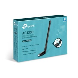 TP-LINK Dual Band USB Adapter Archer T3U Plus 2.4GHz/5GHz, 802.11ac, AC1300, External Antenna, MU-MIMO Technology