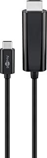 Goobay USB-C to HDMI Adapter cable 51768 1.8 m, Black