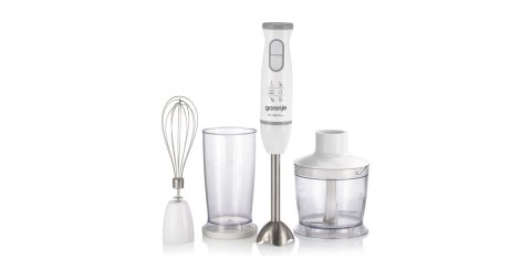 Gorenje Blender HBC564QW Hand Blender, 560 W, Mini chopper, Blade material Stainless steel, White