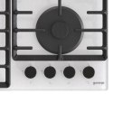 Gorenje Hob GTW642SYW Gas on glass, Number of burners/cooking zones 4, Mechanical, White