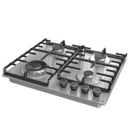 Gorenje Hob GW642ABX Gas, Number of burners/cooking zones 4, Mechanical, Stainless steel