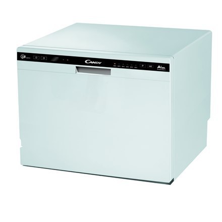 Candy Dishwasher CDCP 8 Free standing, Width 55 cm, Number of place settings 8, A+, White