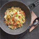 Stoneline Pan 19569 Wok, Diameter 30 cm, Suitable for induction hob, Removable handle, Anthracite