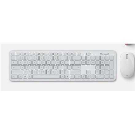 Microsoft Bluetooth Desktop Wireless Keyboard and Mouse Set, Wireless, Glacier, Bluetooth