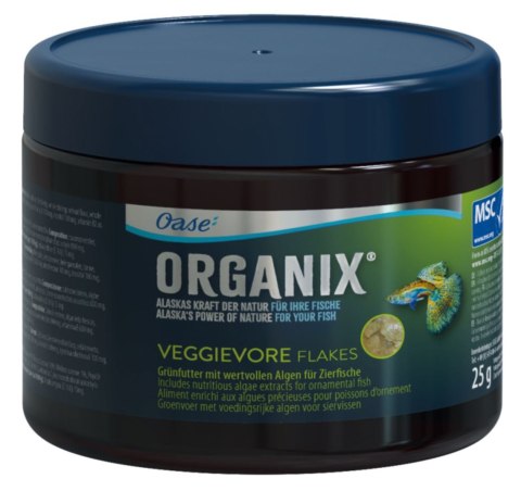 Oase Organix Veggievorte Flakes 150ml - pokarm płatki dla ryb