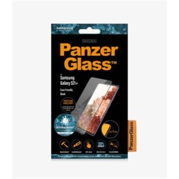 PanzerGlass Samsung, Galaxy S21+ Series, Antibacterial glass, Black, Antifingerprint screen protector, Case Friendly