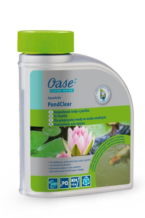 Oase AquaActiv PondClear 500ml - przejrzysta woda w oczku wodnym