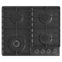 Gorenje Hob GW642AB Gas, Number of burners/cooking zones 4, Mechanical, Black