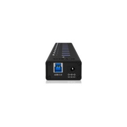 Raidsonic 10 port USB 3.0 Hub Icy Box IB-AC6110 Black