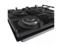 Gorenje Hob GTW641EB Gas on glass, Number of burners/cooking zones 4, Mechanical, Black