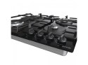 Gorenje Hob GTW641EB Gas on glass, Number of burners/cooking zones 4, Mechanical, Black