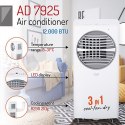 Adler Air conditioner AD 7925 Number of speeds 2, Fan function, White, Remote control, 12000 BTU/h