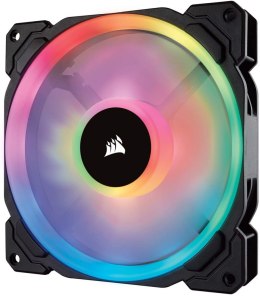 Corsair Dual Light Loop RGB LED PWM Fan, 2 Fan Pack with Lighting Node PRO LL140 RGB