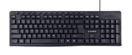 Gembird Multimedia Keyboard KB-UM-107	 USB Keyboard, Wired, US, Black