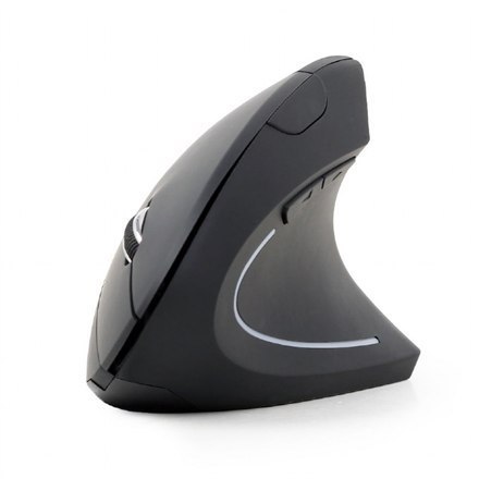 Gembird MUSW-ERGO-01 2.4GHz Wireless Optical Mouse, USB, Wireless connection, Black