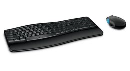 Microsoft L3V-00021 Sculpt Comfort Desktop Standard, Wireless, Keyboard layout EN, Black, Mouse included, Numeric keypad