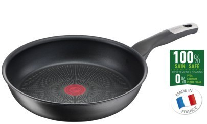 TEFAL Pan G2550572 Unlimited Frying, Diameter 26 cm, Suitable for induction hob, Black - Noir