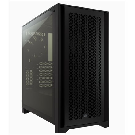 Corsair Computer Case 4000D Side window, Black, ATX, Power supply included No