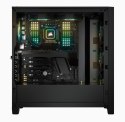 Corsair Tempered Glass Mid-Tower ATX Case iCUE 4000X RGB Side window, Mid-Tower, Black, Power supply included No, Steel, Temper