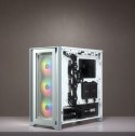 Corsair Tempered Glass Mid-Tower ATX Case iCUE 4000X RGB Side window, Mid-Tower, White, Power supply included No, Steel, Temper