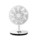 Duux Smart Fan Whisper Flex Smart Black with Battery Pack Stand Fan, Timer, Number of speeds 26, 2-22 W, Oscillation, Diameter 3