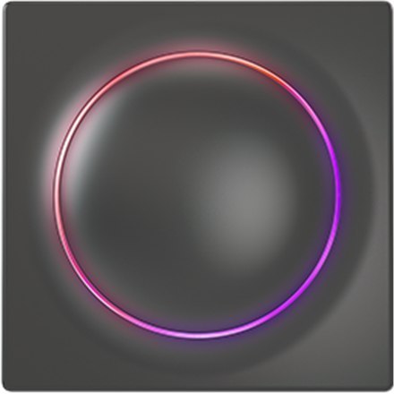 FIBARO Walli Switch, Black, Z-Wave EU